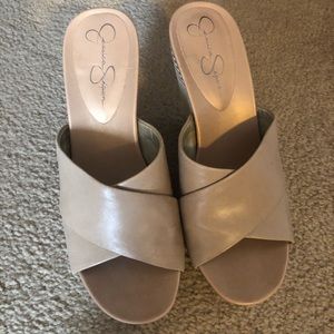 Jessica Simpson wedge slip-ons